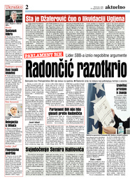 Radončić razotkrio Izetbegovića
