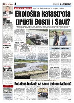 Ekološka katastrofa prijeti Bosni i Savi?