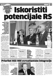 Prioritet HSS-NHI evroatlantske integracije