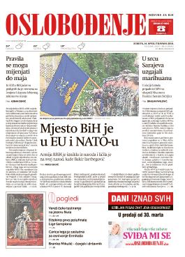 Mjesto BiH je u EU i NATO-u  